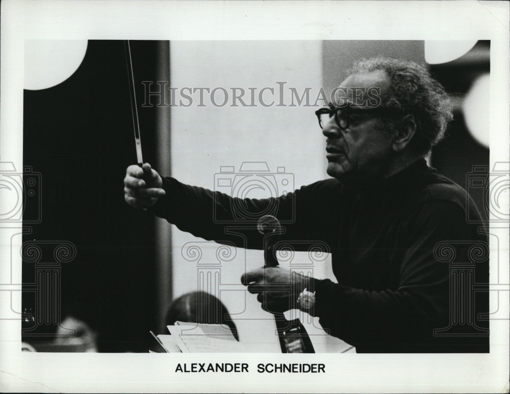 Press Photo Alexander Schneider - Historic Images