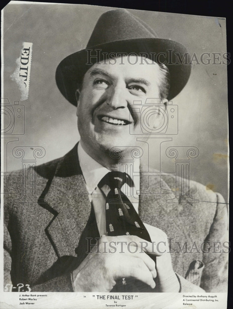 1954 Jack Warner stars in "The Final Test"-Historic Images