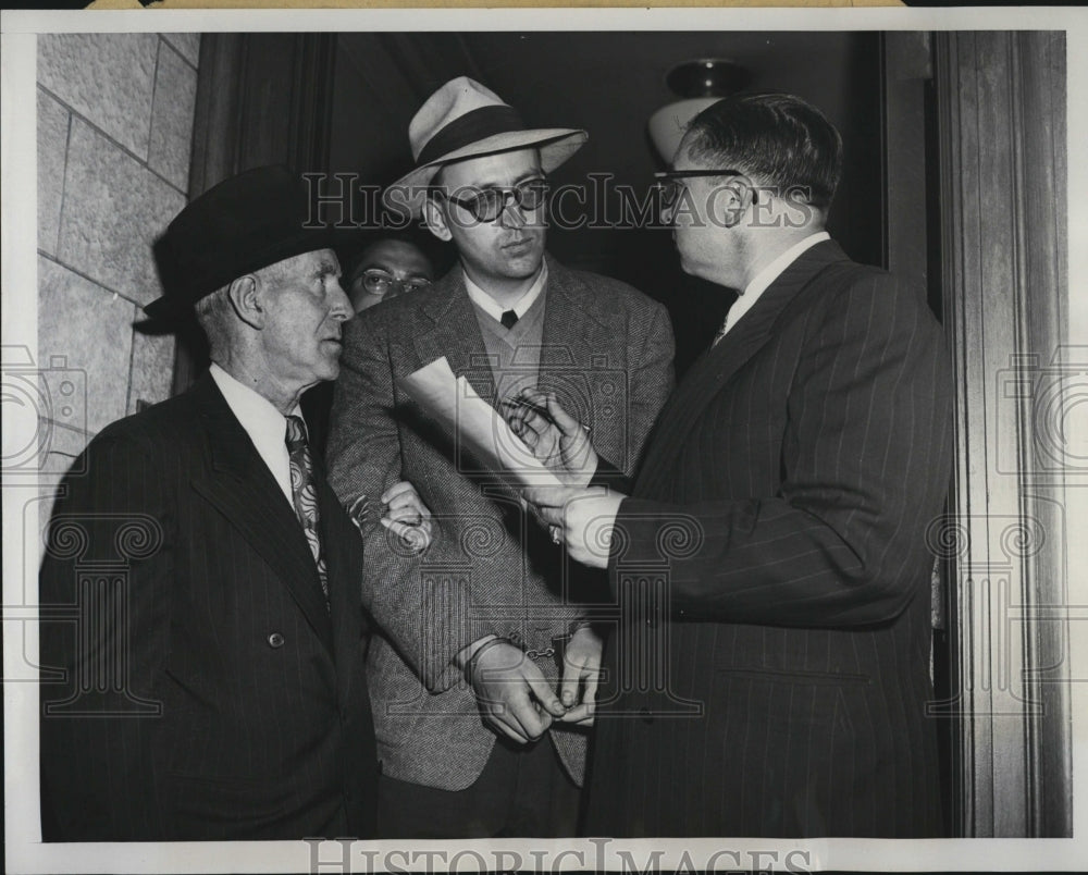 1951 Marshall Harry McCabe With Accused Murderer Edgar Alvin Werner-Historic Images