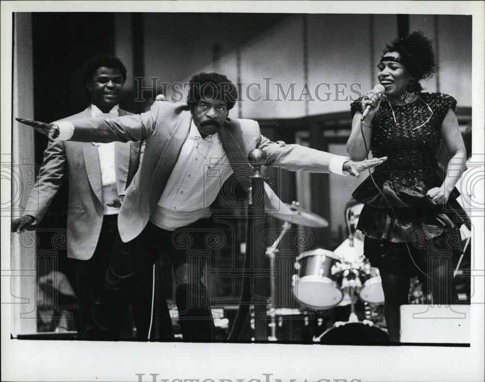 1990 Singers Herb Reed &amp; the Platters-Historic Images