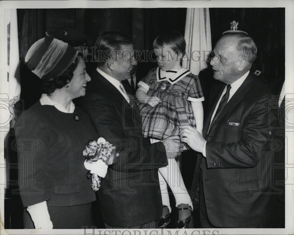 1962  Governor &amp; Mrs John Volpe of Massachusetts-Historic Images