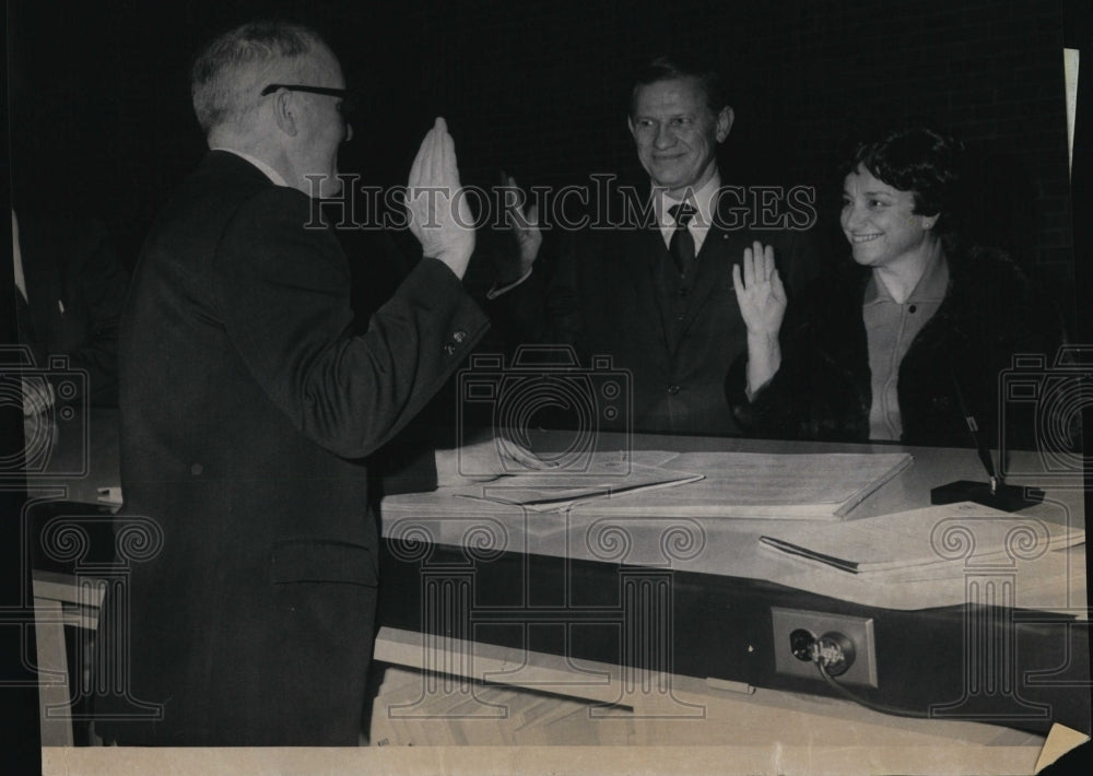 Governor & Mrs John Volpe of Massachusetts-Historic Images