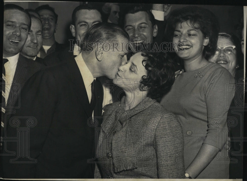 1962 Governor &amp; Mrs John Volpe of Massachusetts-Historic Images