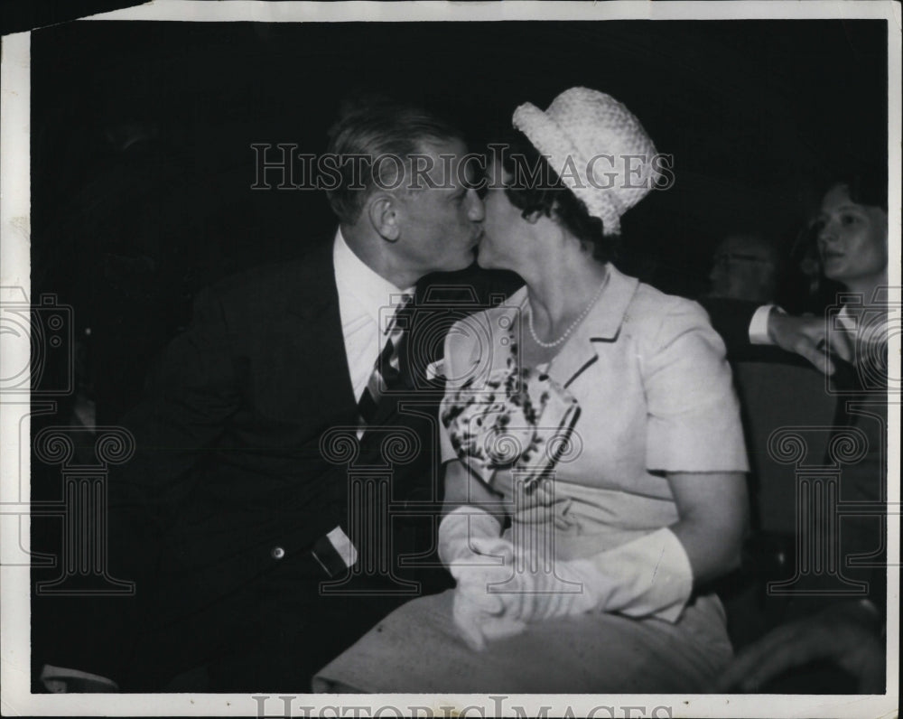1962 Governor & Mrs John Volpe of Massachusetts-Historic Images
