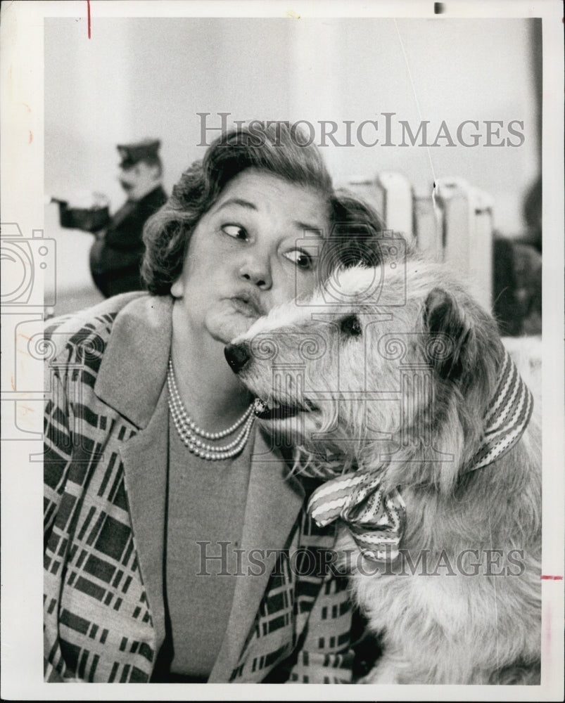 Patsy Kelly  American Comedian/actress with co-star dog.-Historic Images