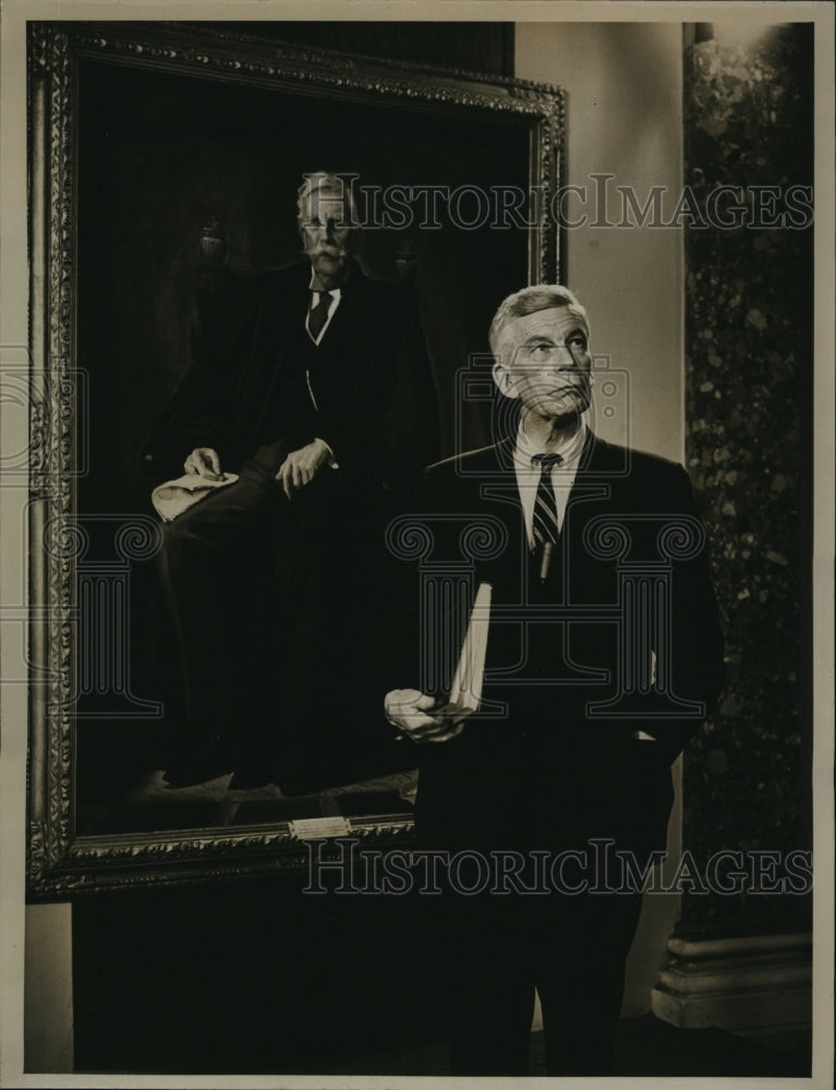 1963 Actor Mark Van Doren In "Storm Over The Supreme Court"-Historic Images