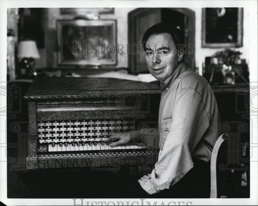 1997 Press Photo Andrew Lloyd Webber composer organist - Historic Images