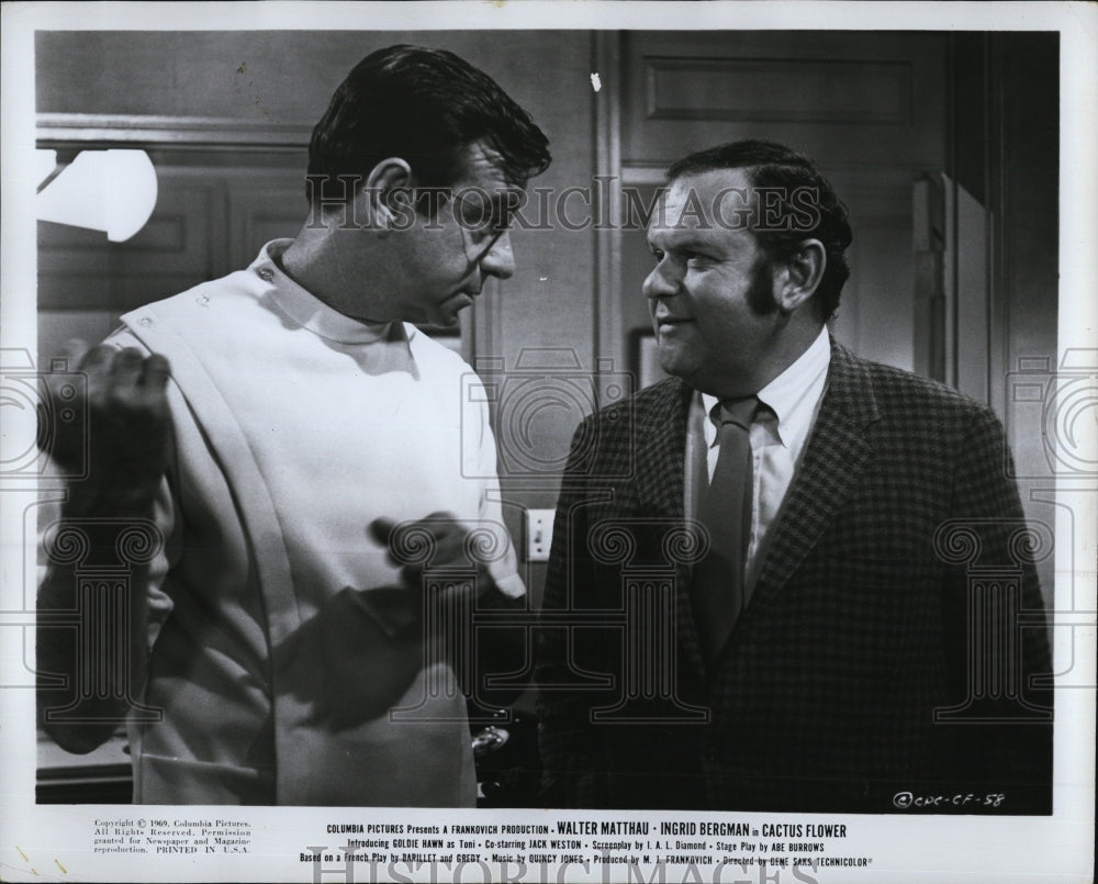 1971 Press Photo Actor Jack Weston In "Cactus Flower" - RSM00131 - Historic Images