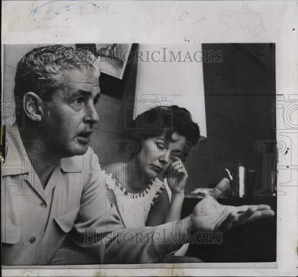 1959 Detective William O'Reilly & Jackie Winter After Losing Job-Historic Images