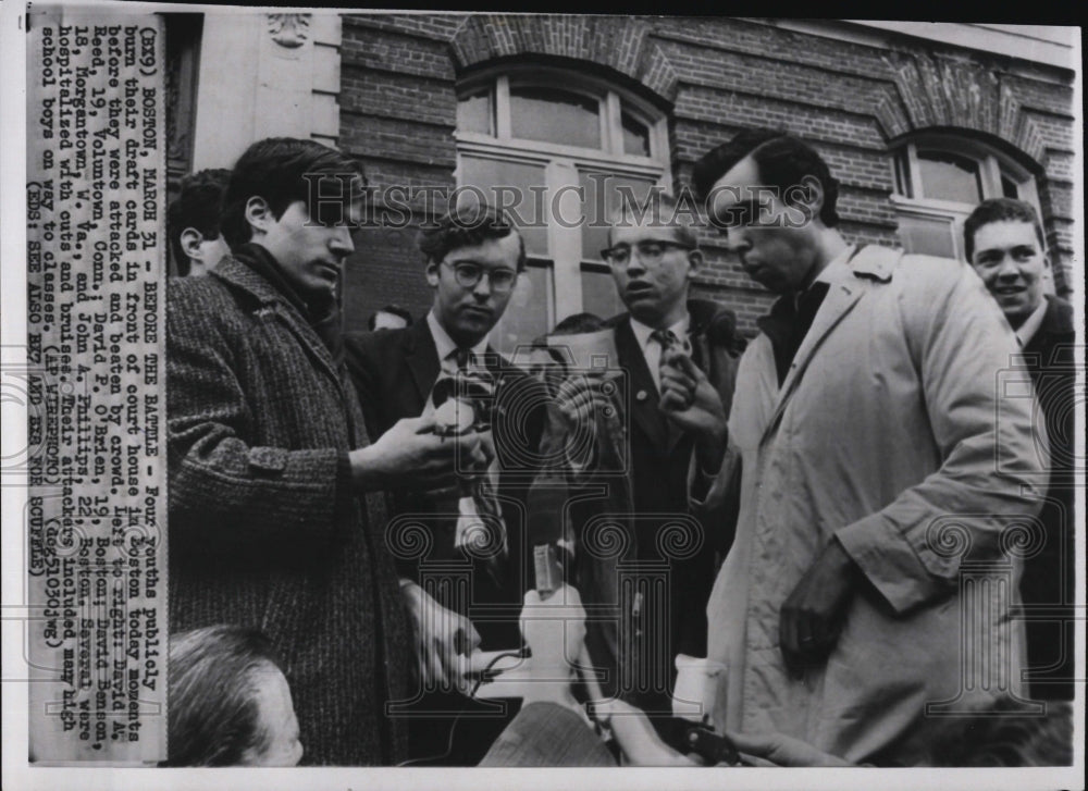 1968 David Reed,David O&#39;Brien &amp; David Benson At Court House - Historic Images