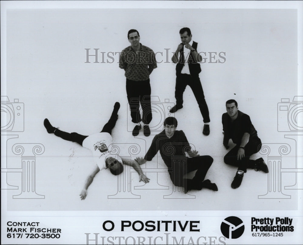 Press Photo Popular Musicians O Positive - Historic Images