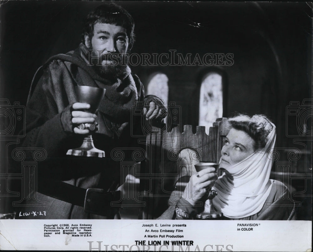 1968 Press Photo Peter O'Toole in the Lion In Winter - RSM00321 - Historic Images