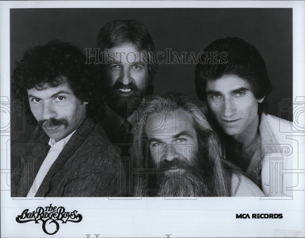 Press Photo Musicians Entertainers band The Oak Ridge Boys - RSM00365 - Historic Images