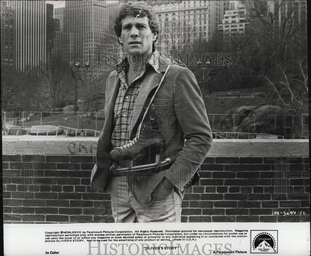 1978 Press Photo Ryan O'Neal in "Oliver's Story" - RSM00469 - Historic Images
