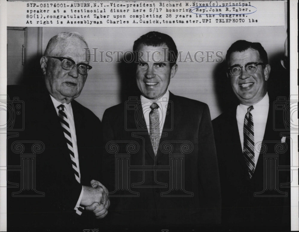 1960 VP Richard Nixon,Rep John Taber & Charles Cusick-Historic Images