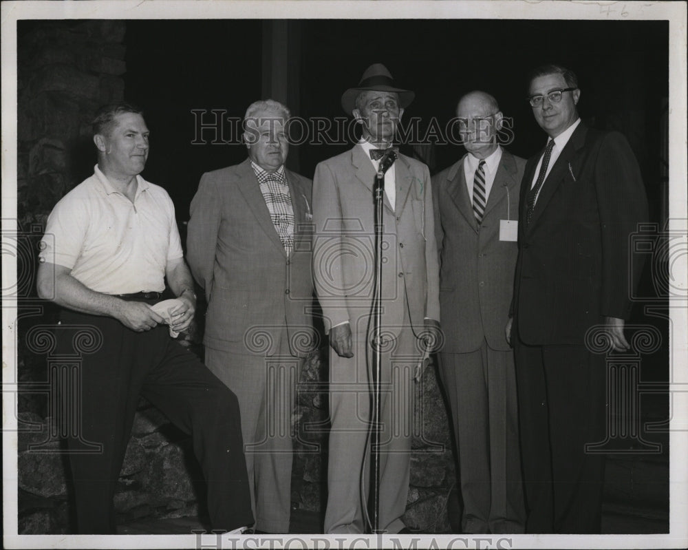 1959 Press Photo Edward Flaherty John Grainger Claude Lawrence Dale Washburn - Historic Images