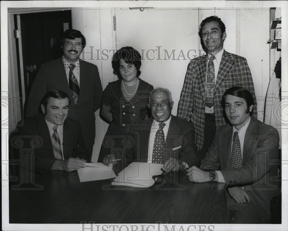 1973 Press Photo President Joseph FigueiraEstablished Cambridge Portugese Credit - Historic Images