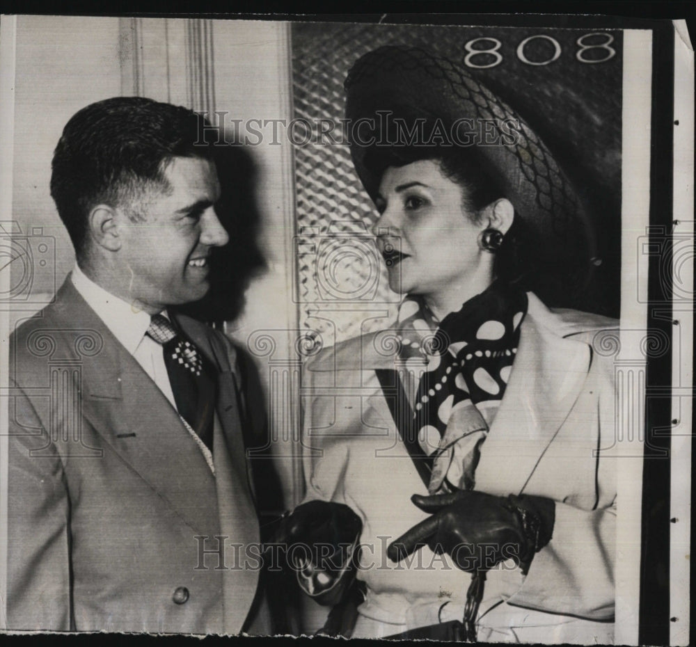 1949 William Fields Morris & Carlotta  Monti - Historic Images