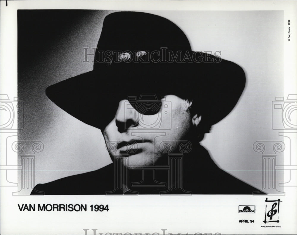 1994 Press Photo Van Morrison, Northern Irish Singer, Songwriter, Musician - Historic Images