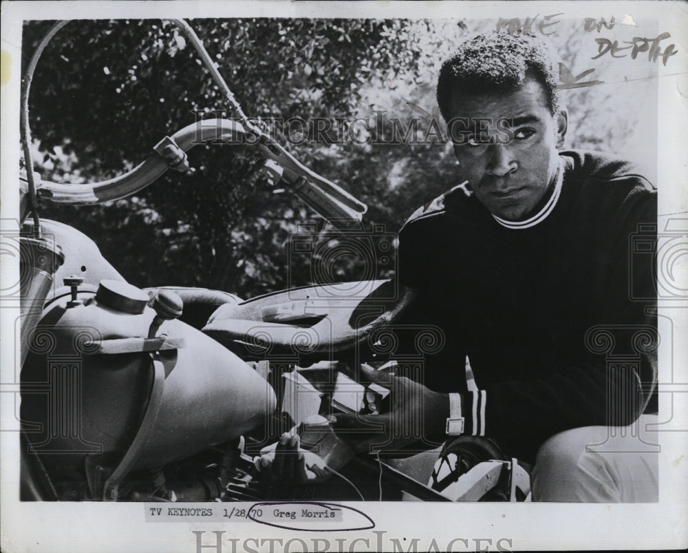 1970 Press Photo Actor Greg Morris - RSM01171 - Historic Images