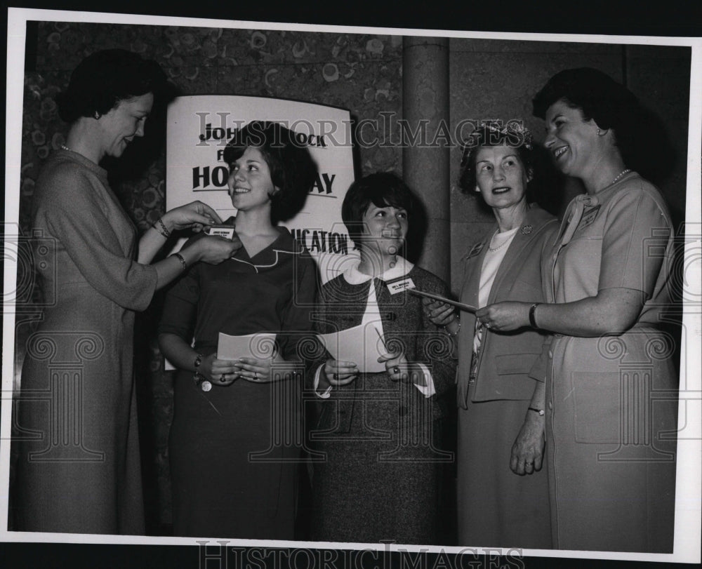 1964 Press Photo N. Concannon, M. Campbell, J. Keimach, S. Michaels, A. Riley - Historic Images