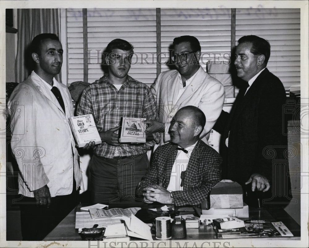 1961 Press Photo William Daniell, G H Boole, Jr., R J Spector, Julian S. Rifkin - Historic Images