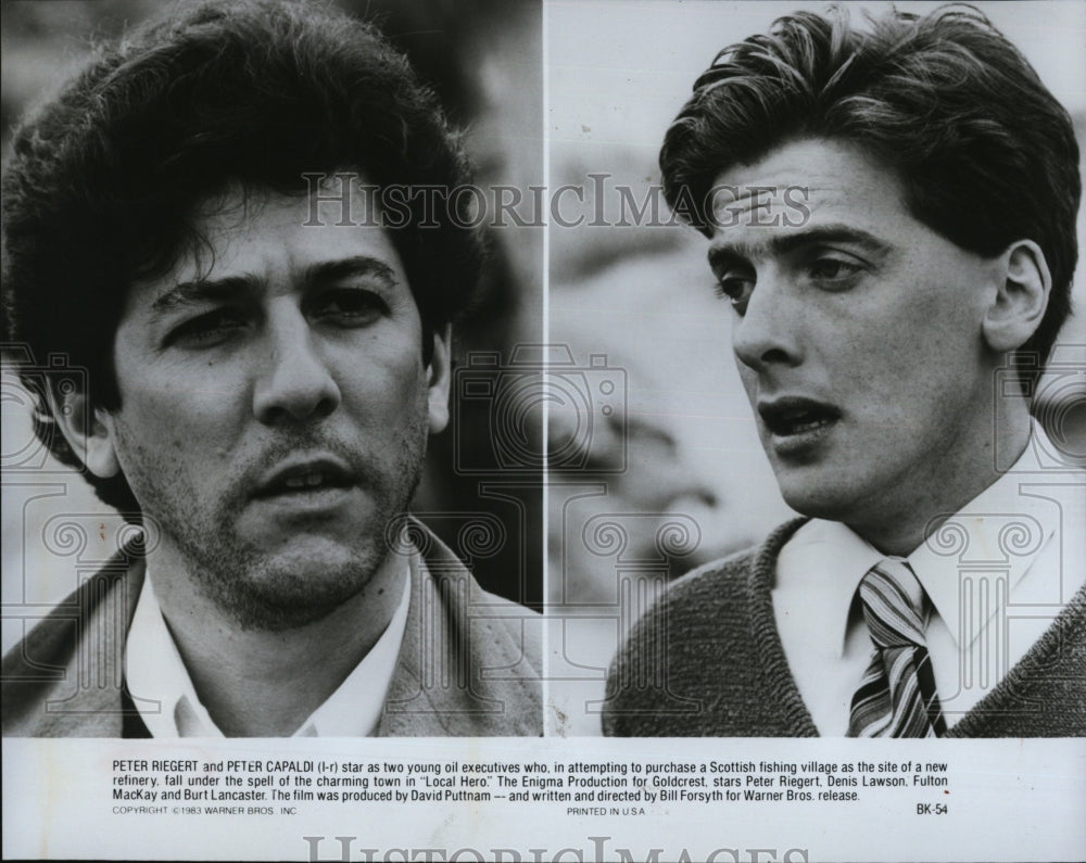 1983 Actor Peter Riegert, Peter Capaldi In Local Hero, Director ...