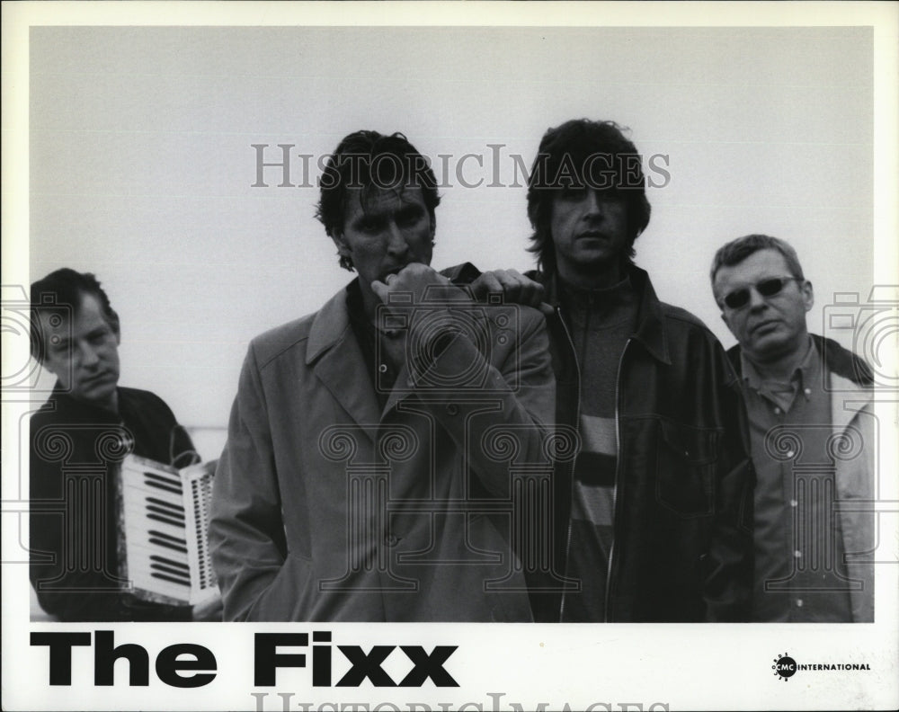 Press Photo Music group &quot;The Fixx&quot; on CMC Intl. label - RSM01515 - Historic Images