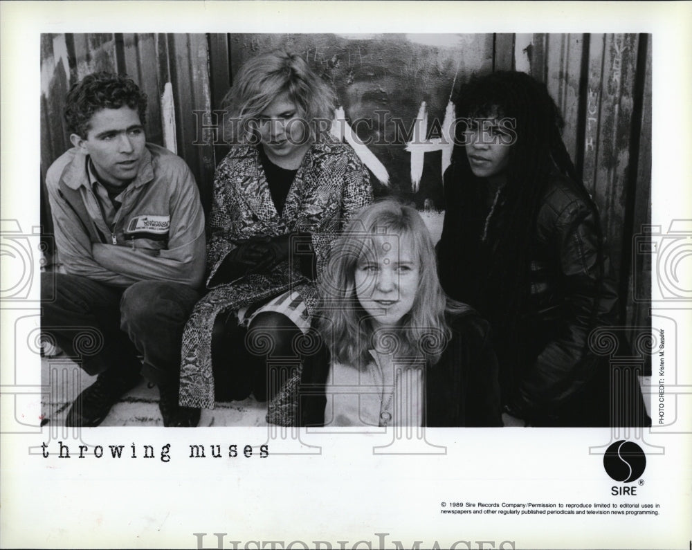 1989 Press Photo Throwing Muses Sire Records Company - RSM01557 - Historic Images