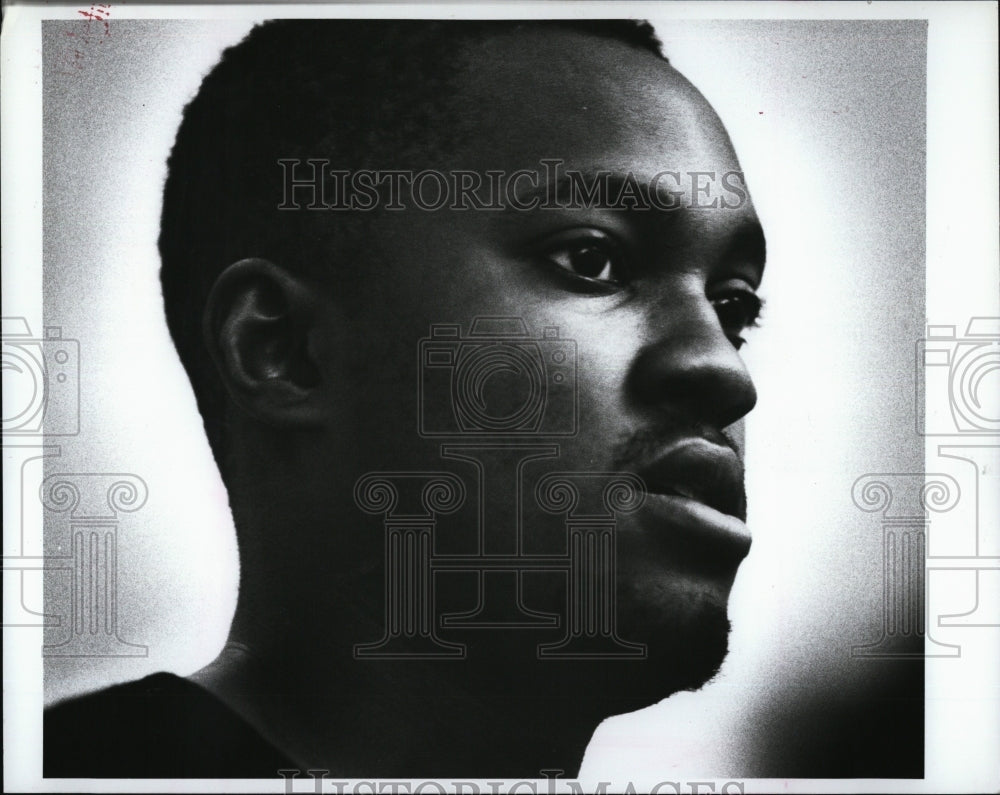 1995 Press Photo Lorenzo Jones In Dorchester District Court On Trial For Murder - Historic Images