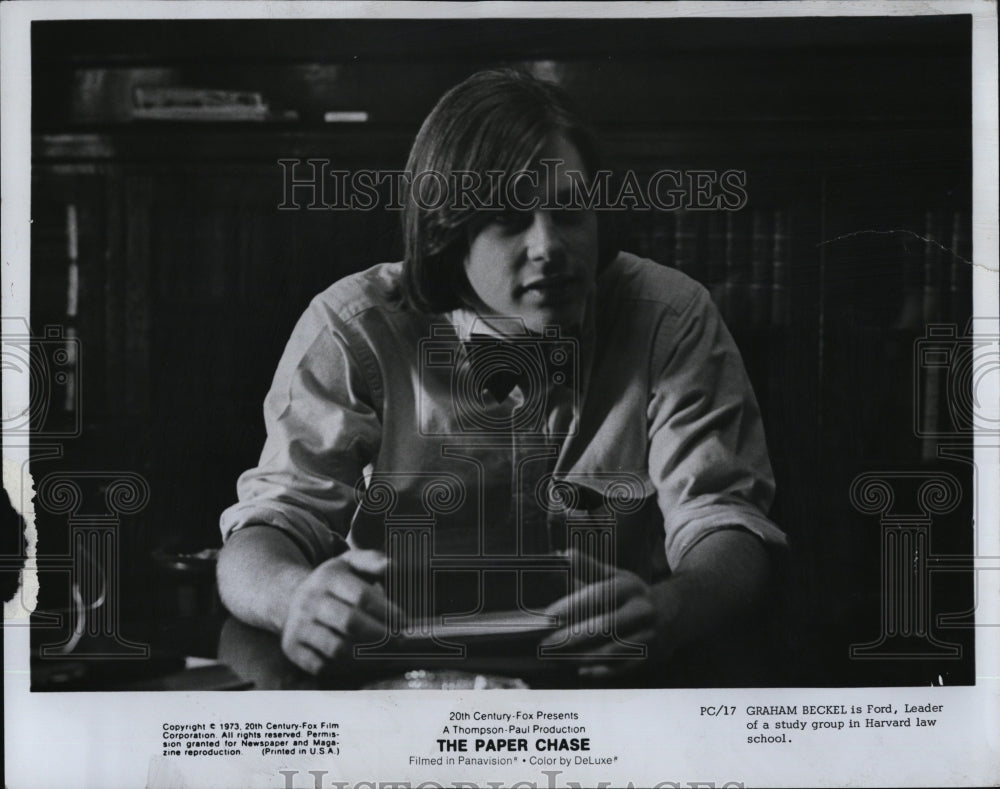1973 Actor Graham Beckel As Ford In "The Paper Chase" - Historic Images