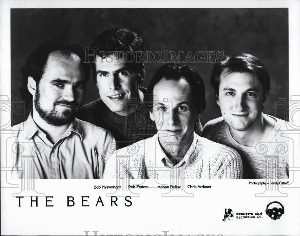 Press Photo Band "The Bears" Nyswonger,Fetters,Belew,Arduser - RSM02093 - Historic Images