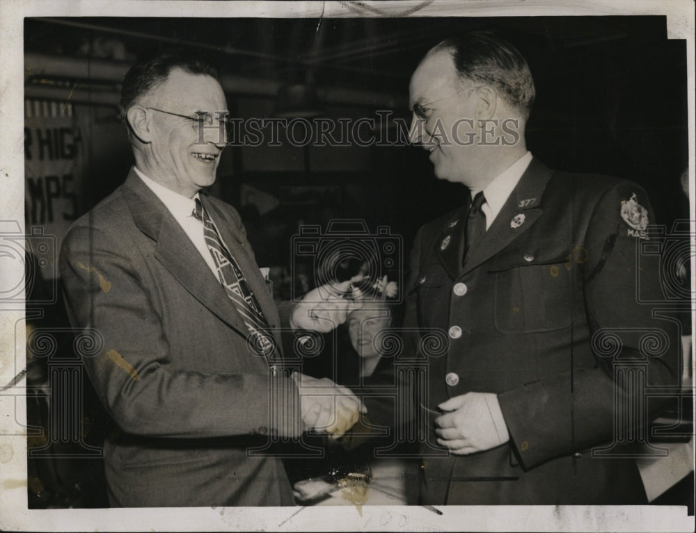 1952 Press Photo Mel Carver Coach of State basketball Champions - RSM02215 - Historic Images