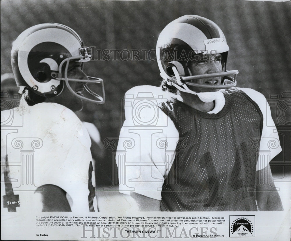 1978 Press Photo Warren Beatty As A Professional Quarterback In Heaven Can Wait - Historic Images