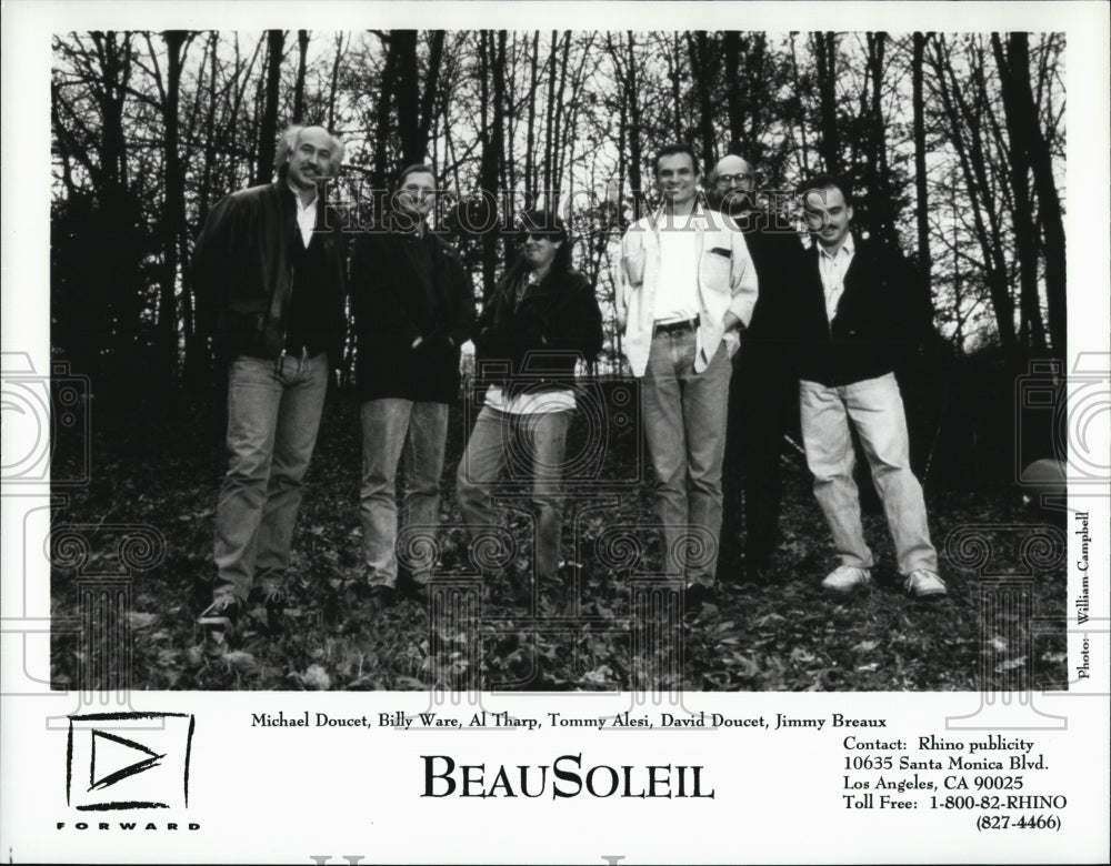 Press Photo members of Cajun band BeauSoleil - RSM02283 - Historic Images