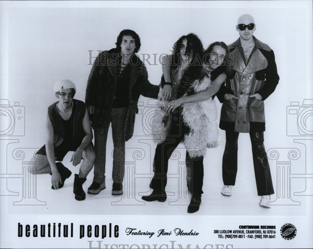Press Photo Beautiful People, N Curran, D Kane, D Maskery, A Daniels, P D'Bass - Historic Images