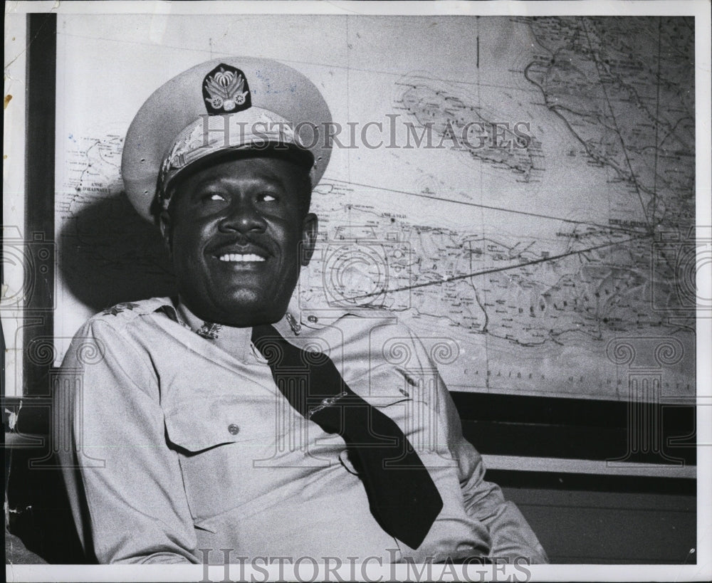 1955 Press Photo President of Haiti Paul Magliore - Historic Images