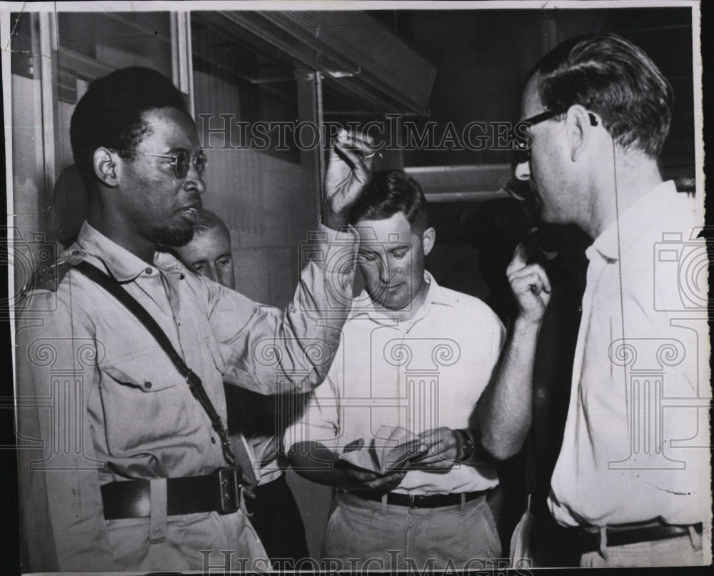 1960 Press Photo Colonel Joseph Mobutu of Congolese - Historic Images
