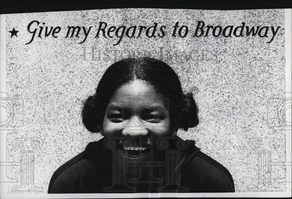 1974 Press Photo Stephanie Mills Age 15 in &quot;The Wizard of Oz&quot; All Black Cast - Historic Images