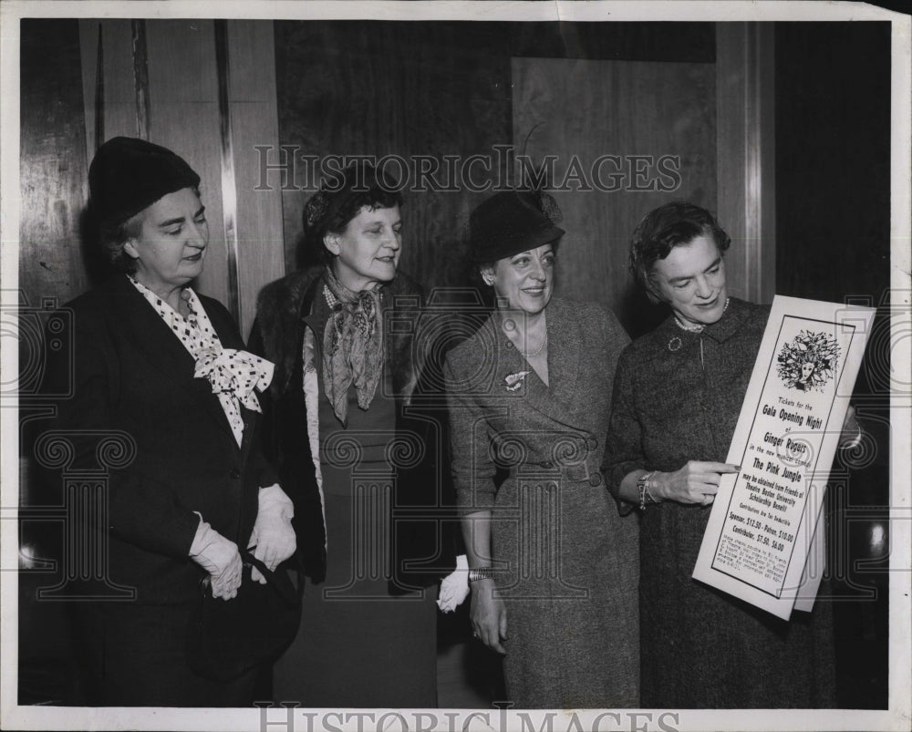 1959 Press Photo Algonquin Club Isabella Grandin, Mrs Henderson, Mrs Marran - Historic Images