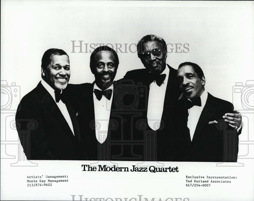 1987 Press Photo Popular Musicians The Modern Jazz Quartet - Historic Images