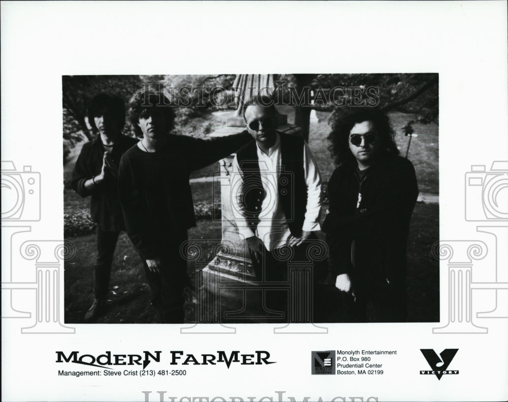 Press Photo Popular Musicians Modern Farmer - RSM03001 - Historic Images