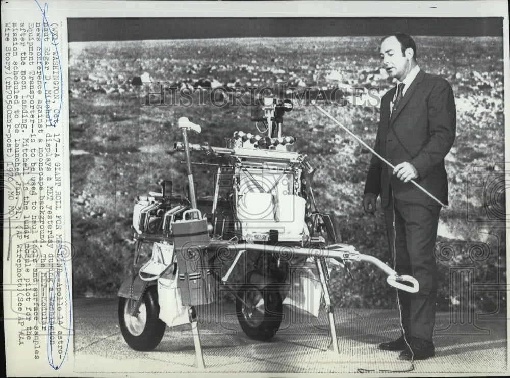 1970 Apollo Astronaut Edgar D. Mitchell Lunar Module Pilot - Historic Images