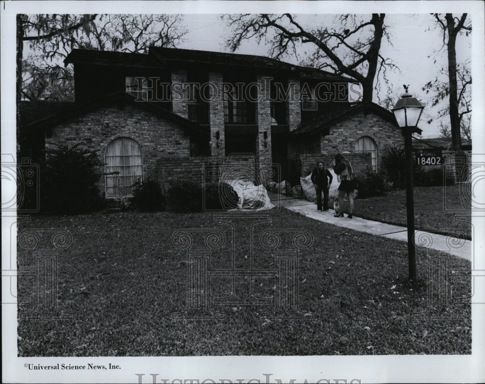 1971 Home of Edgard Mitchells in Manned Spacecraft in Houston.-Historic Images