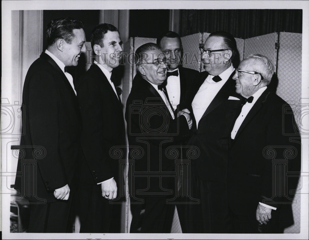 1965 Press Photo C Mitchell Jr,W DiPesa,W Chagnon,R Babley,J Perkins,C Mitchell - Historic Images