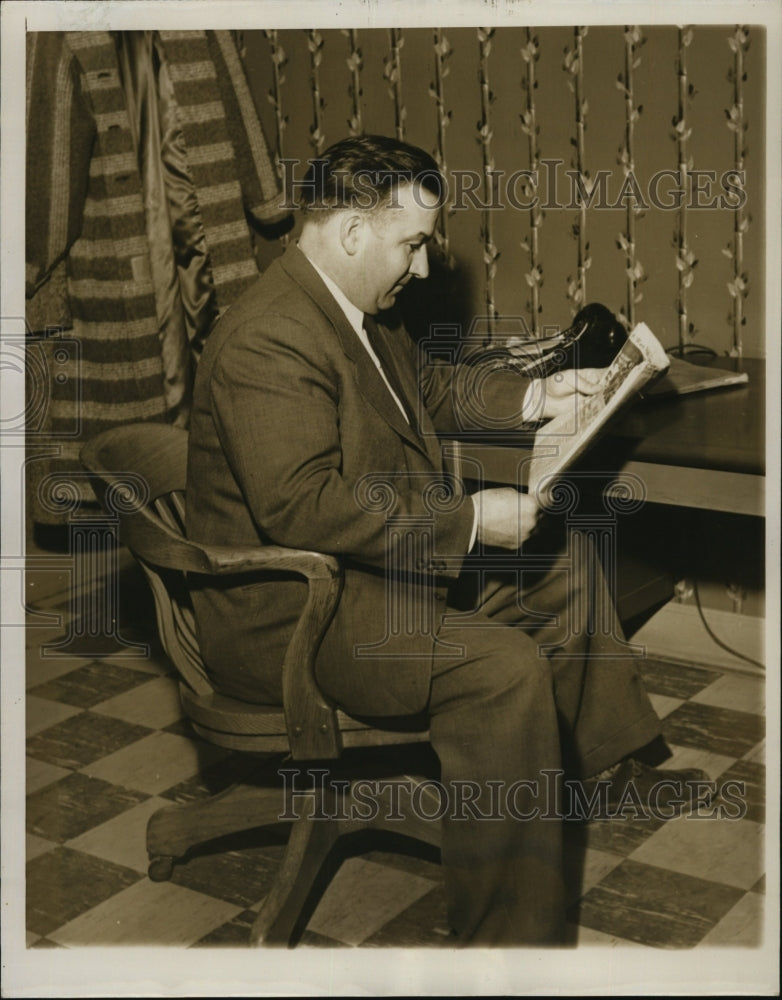 1954 Press Photo Howard McCarthy, brother of Sen Joseph McCarthy - Historic Images