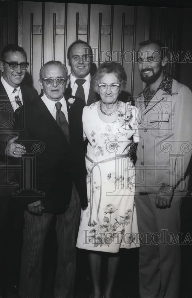 1975 Mr. Mrs. Willard Paeplow New Port Richey wedding anniversary - Historic Images