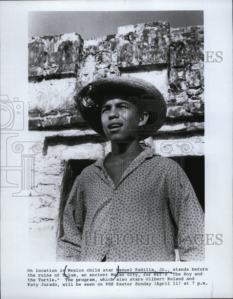 1971 Manuel Padilla Jr stars in "The Boy & the Turtle - Historic Images