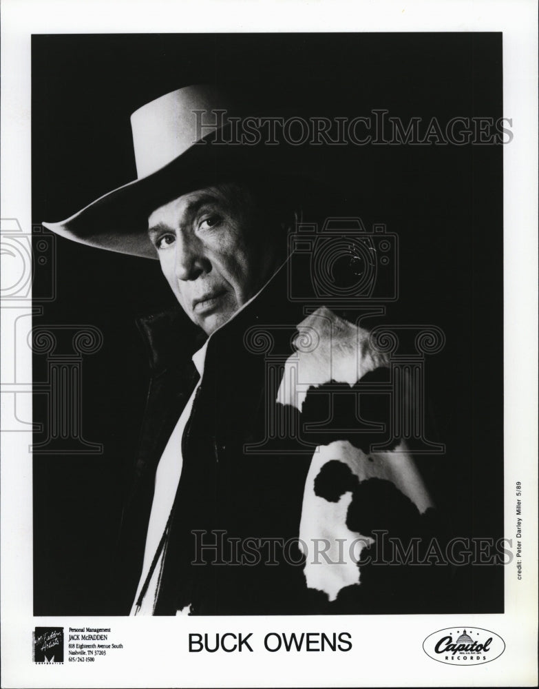 1989 Press Photo Country Music Singer Buck Owens - RSM03955 - Historic Images