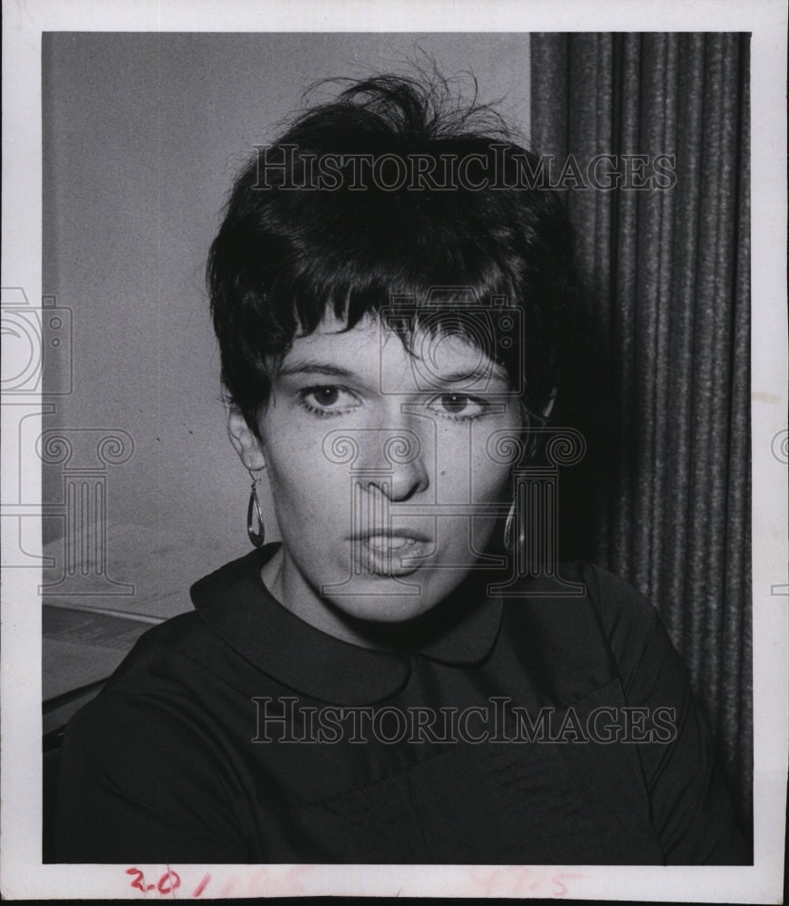 1968 Press Photo Miss Peggy Walker, former addict released from prison - Historic Images